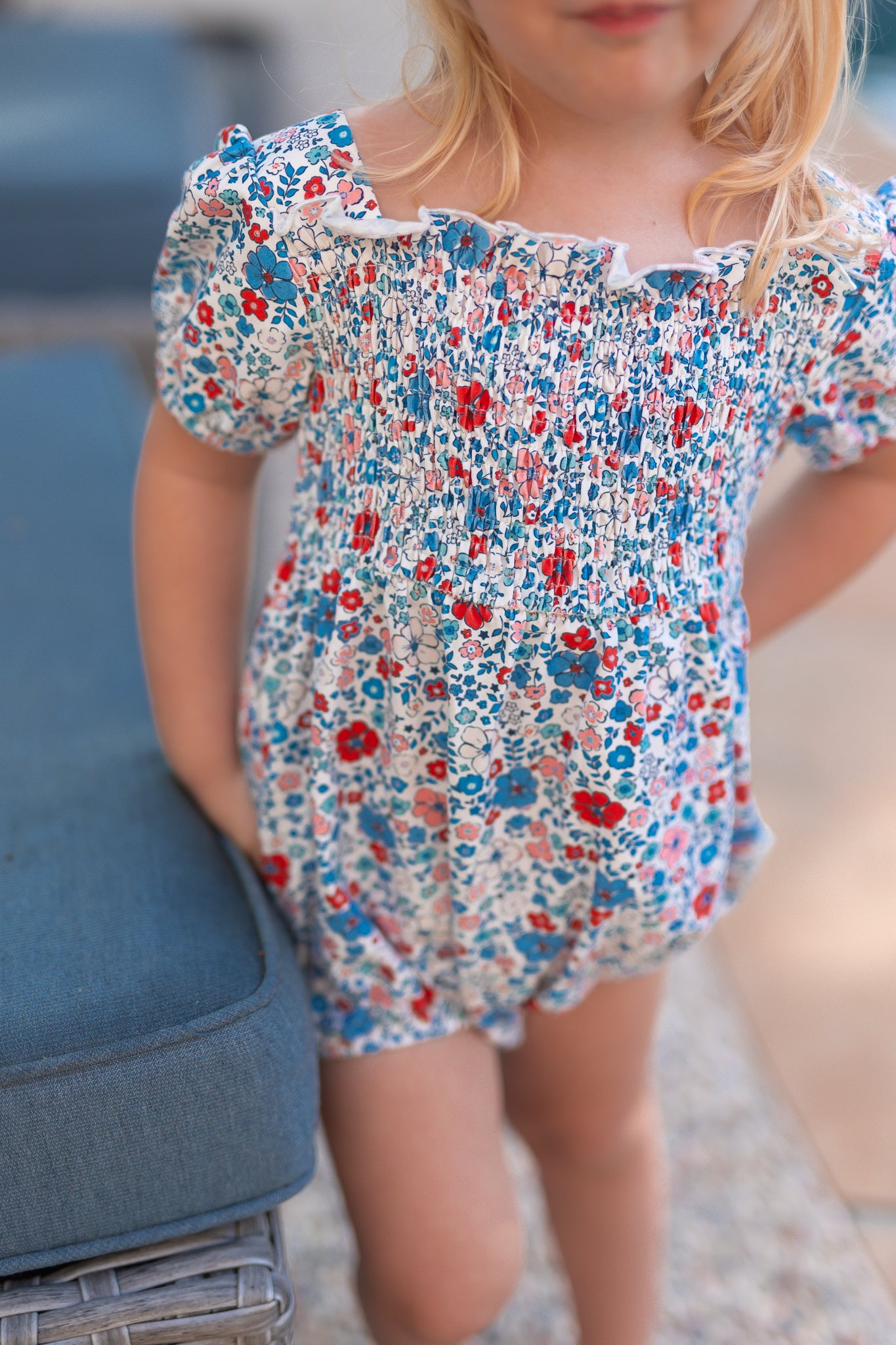 Bubble Romper - American Blossom