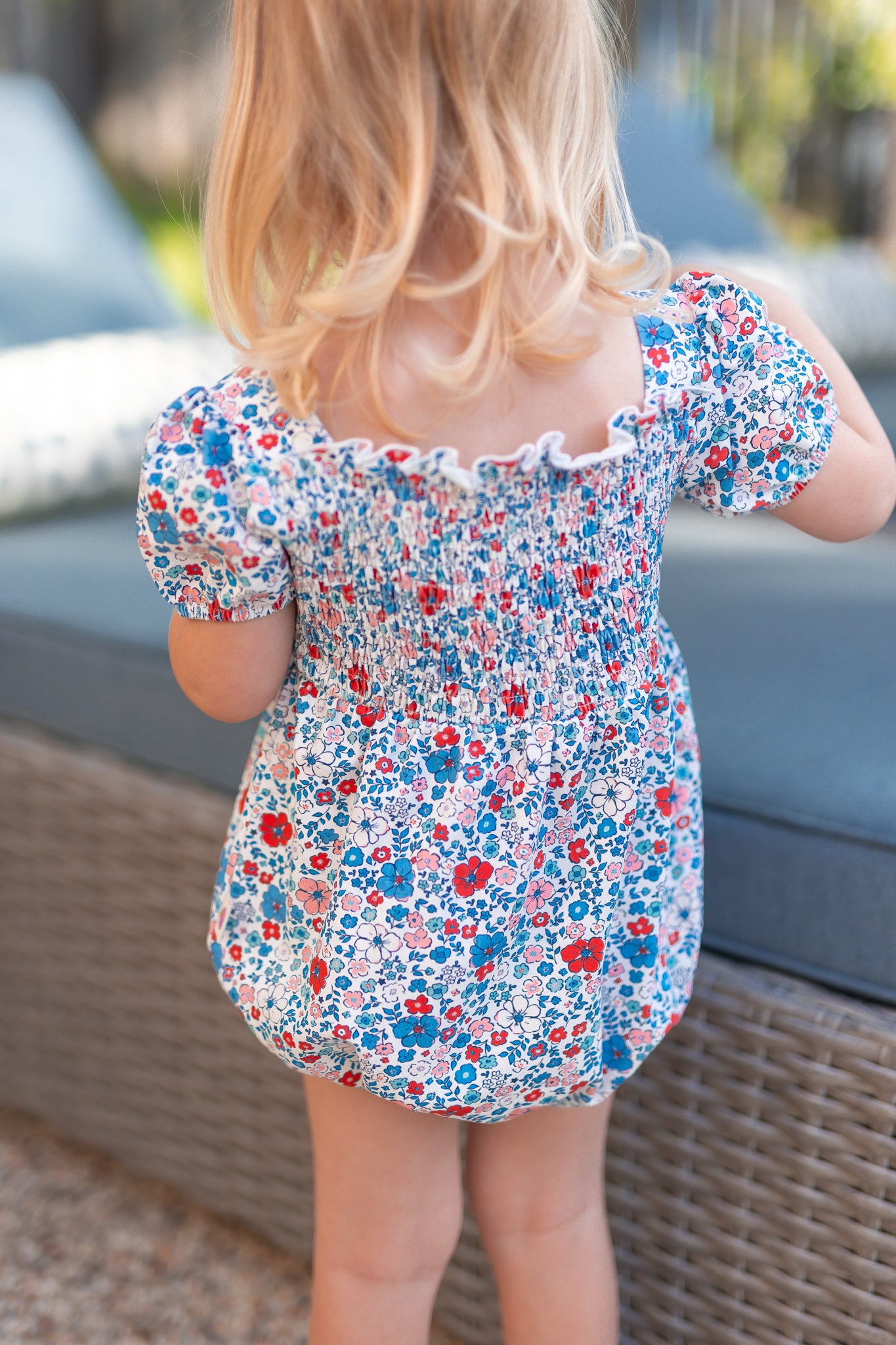 Bubble Romper - American Blossom