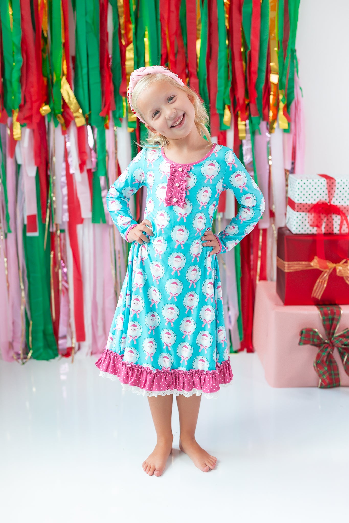 Loungewear Gown - Teal Tidings (Pre-Order)