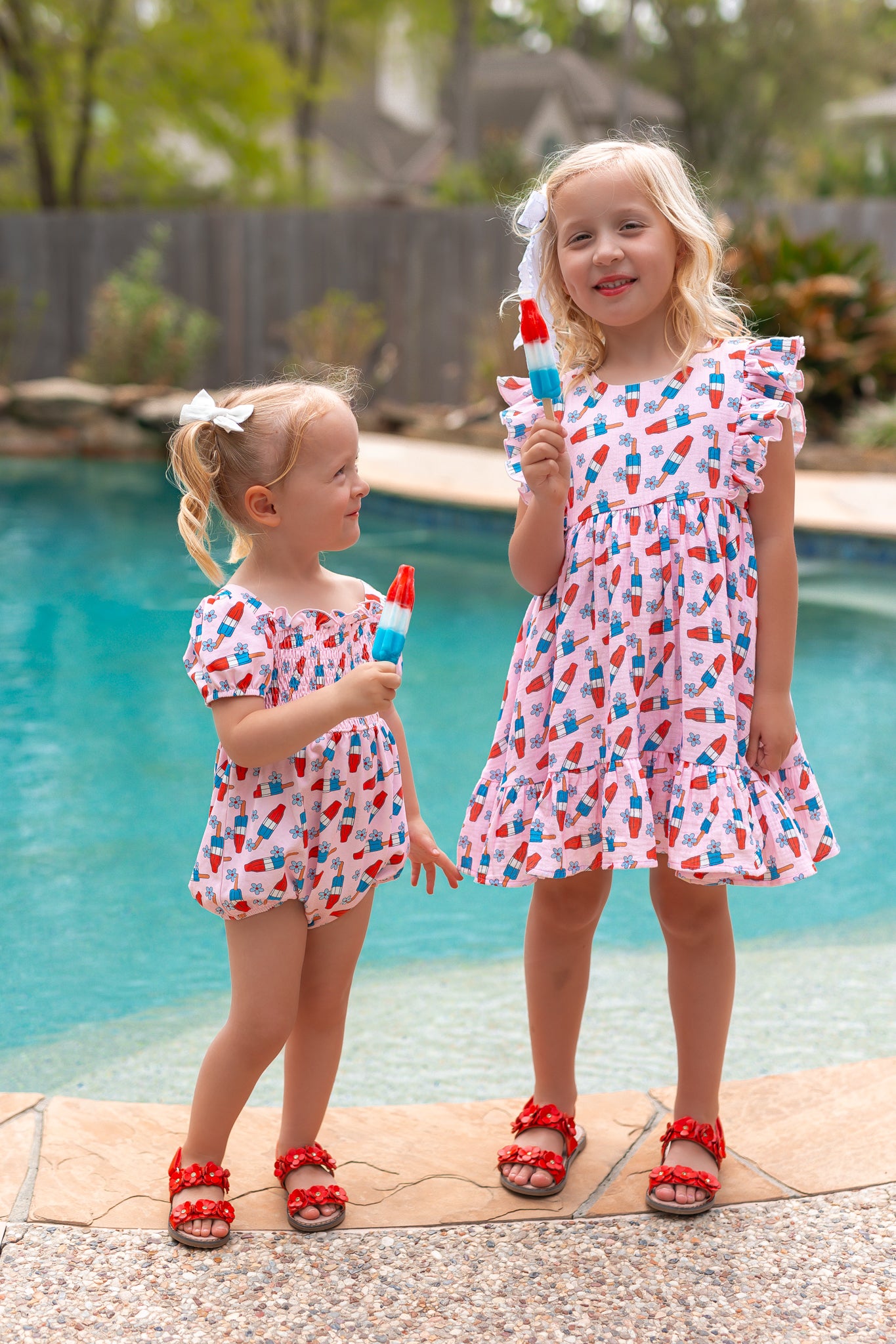 Dakota Gauze Dress - Bomb Pop Bliss (Pre-Order)