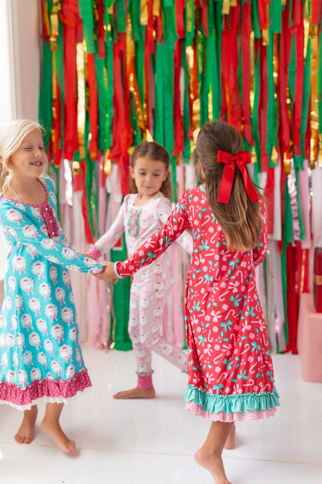 Loungewear Gown - Peppermint Parade