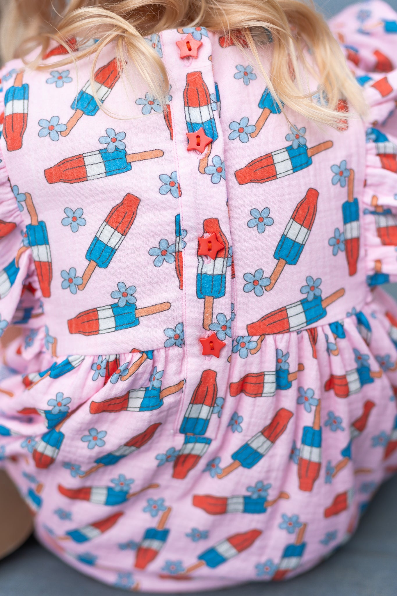 Dakota Gauze Dress - Bomb Pop Bliss (Pre-Order)