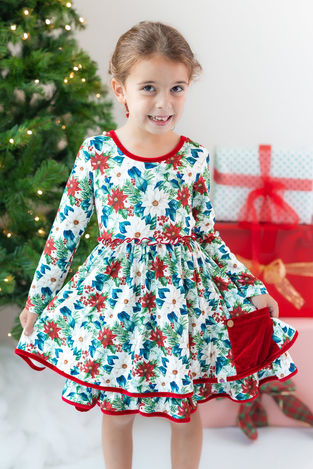 Myra Knit Dress - Snowberry Cheeky Plum Myra Knit Dress - Snowberry Cheeky Plum