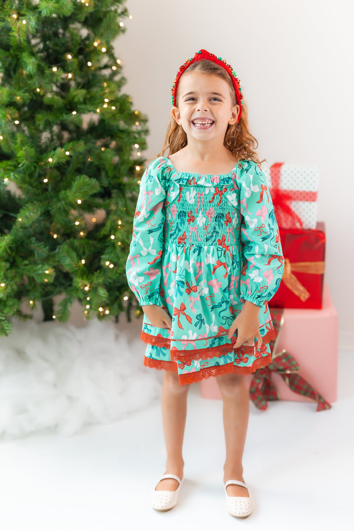 Ura Dress - Merry Bows (Pre-Order)