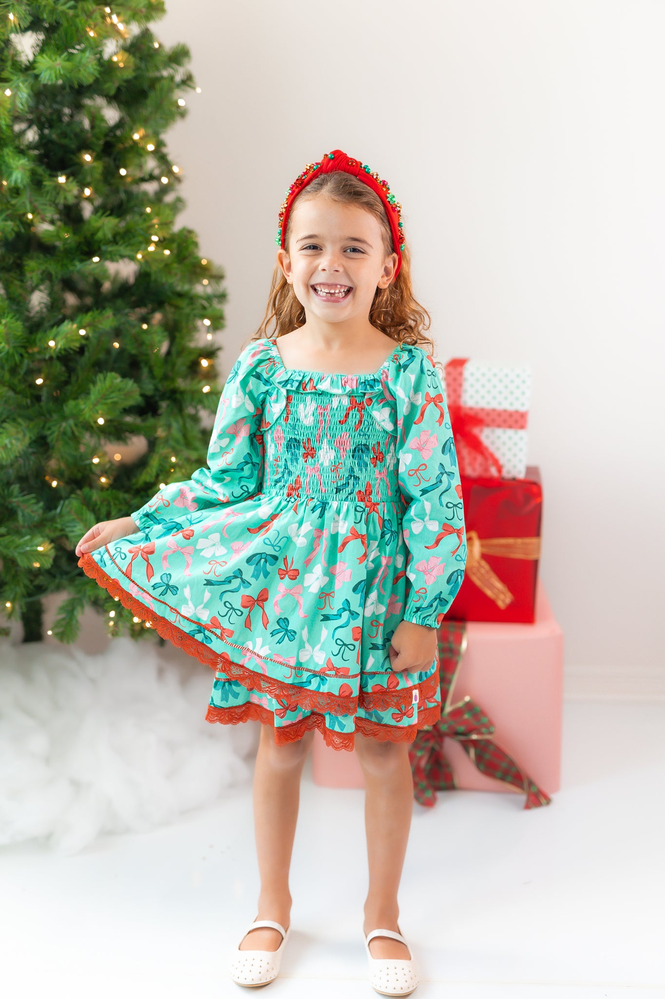 Ura Dress - Merry Bows (Pre-Order)