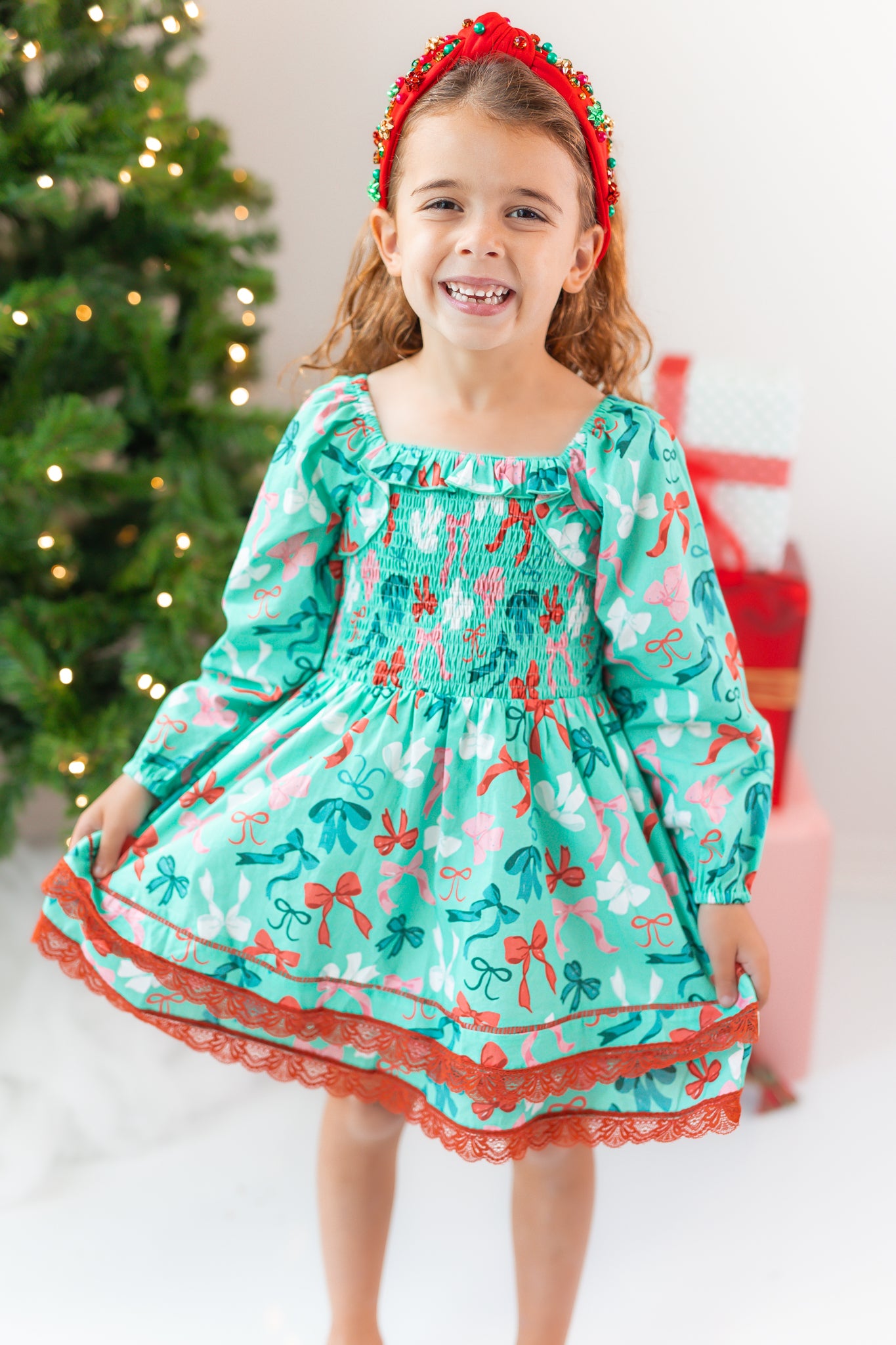 Ura Dress - Merry Bows (Pre-Order)