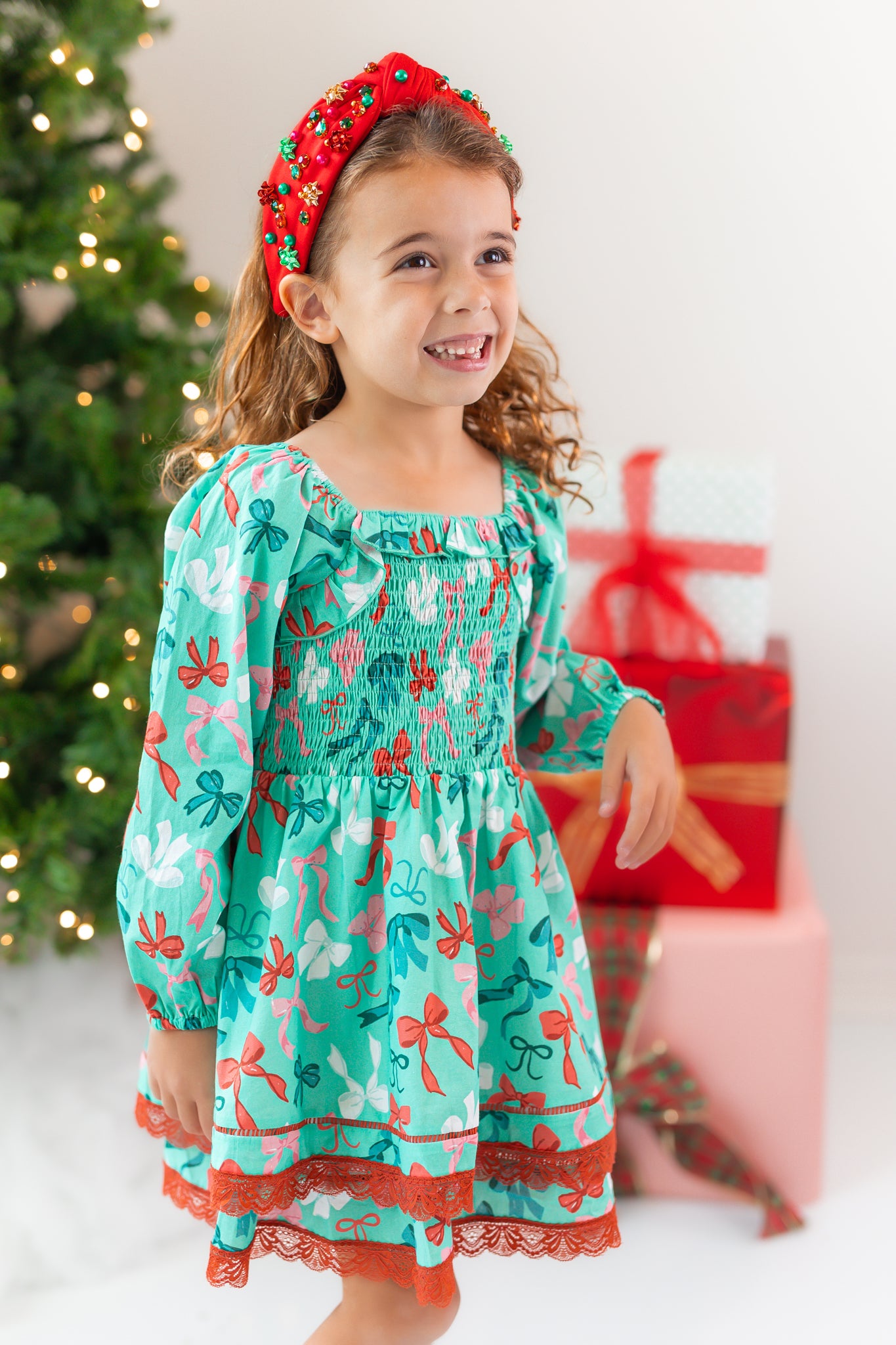 Ura Dress - Merry Bows (Pre-Order)