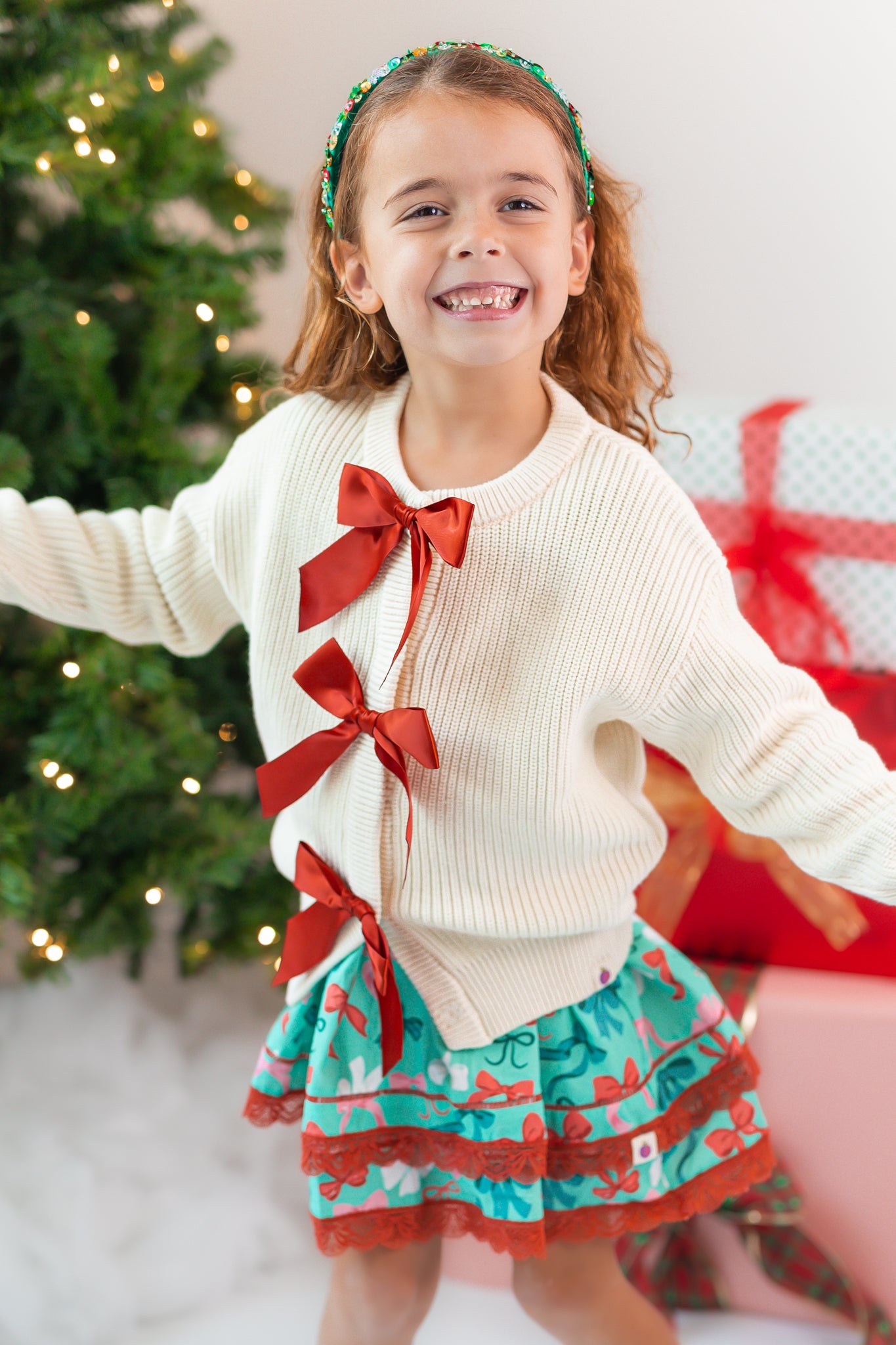 Ura Dress - Merry Bows (Pre-Order)