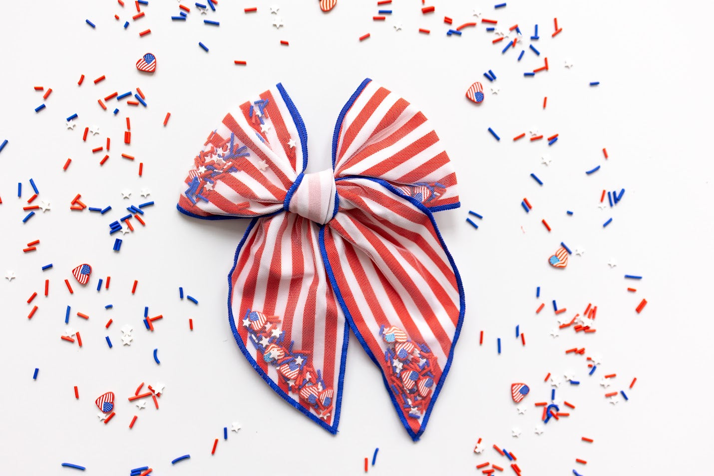 Mesh Shaker Bow - Proud Patriot