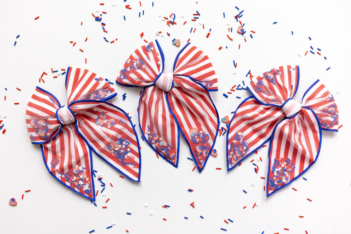 Mesh Shaker Bow - Proud Patriot
