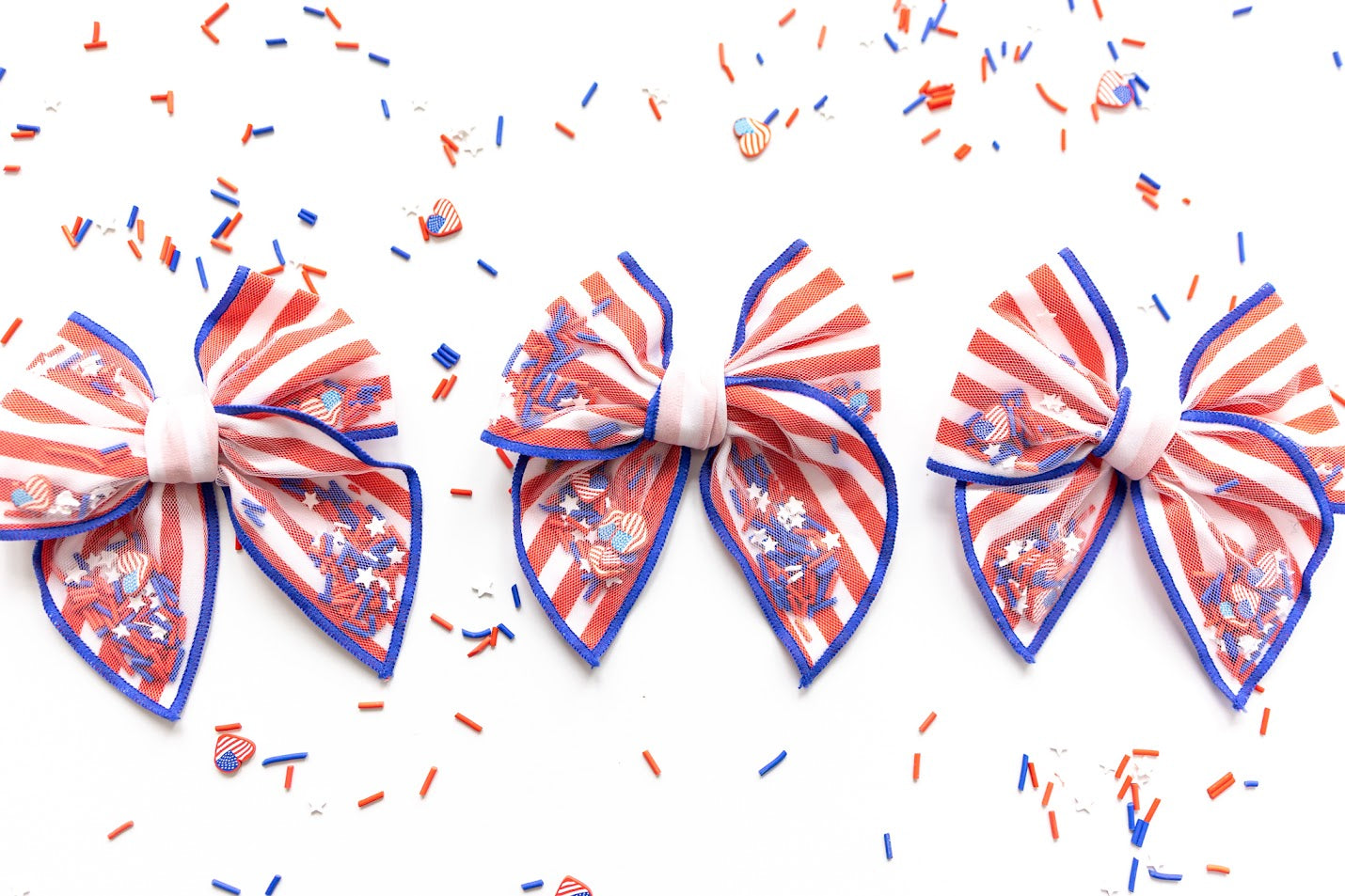 Mesh Shaker Bow - Proud Patriot