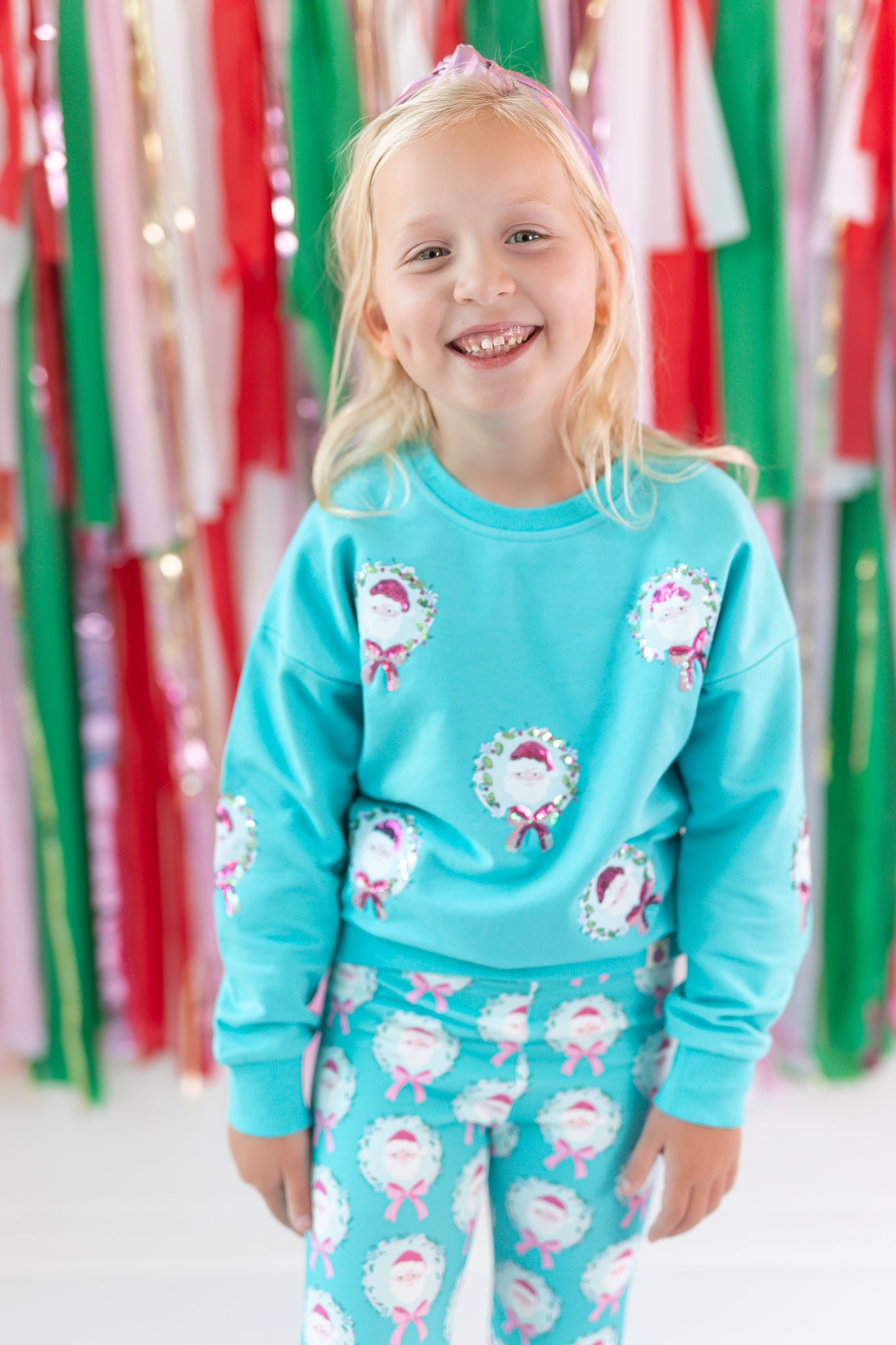 Sequin Sweater - Teal Tidings