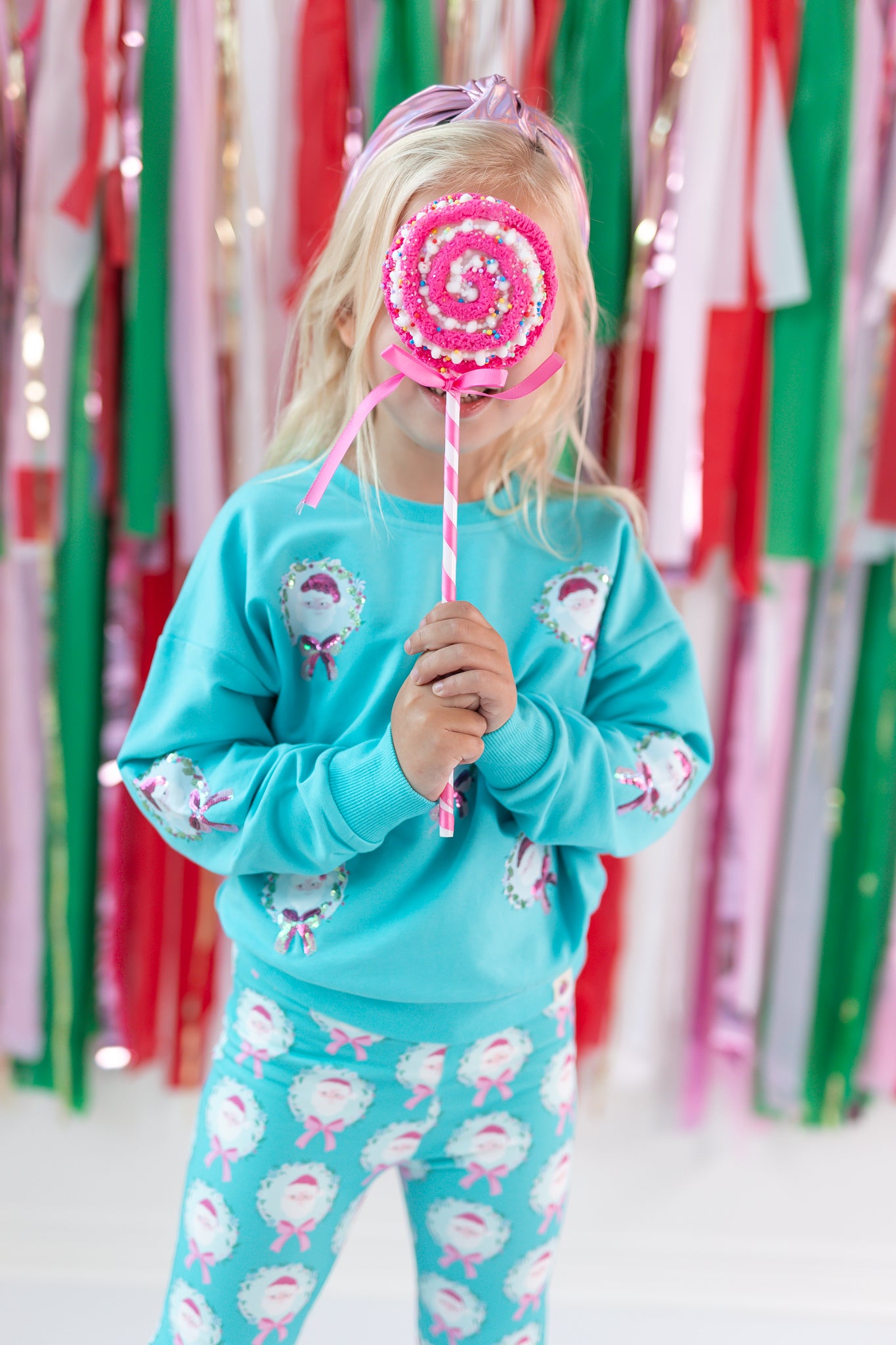 Sequin Sweater - Teal Tidings