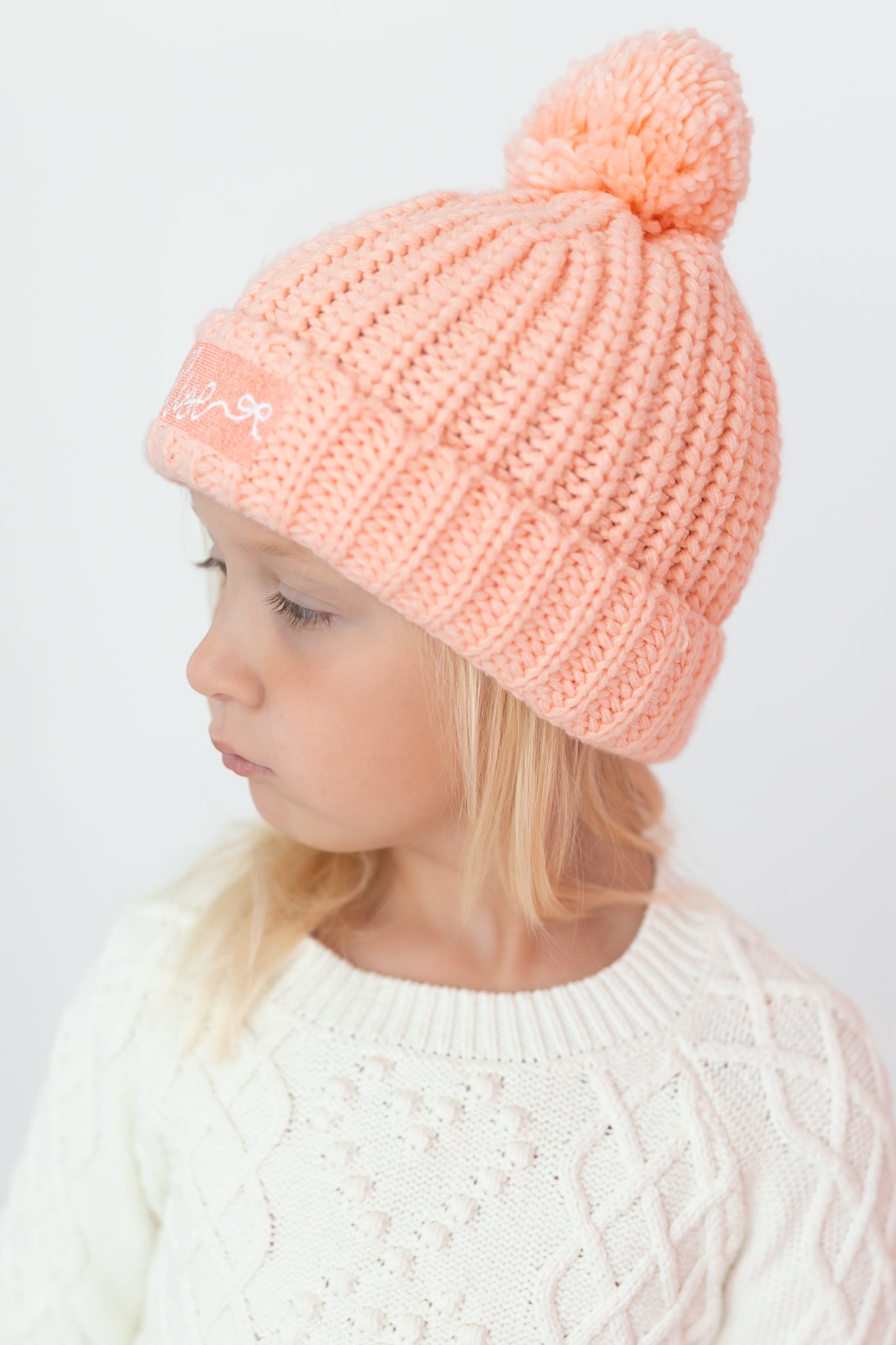 Single Pom Fluffer Beanie