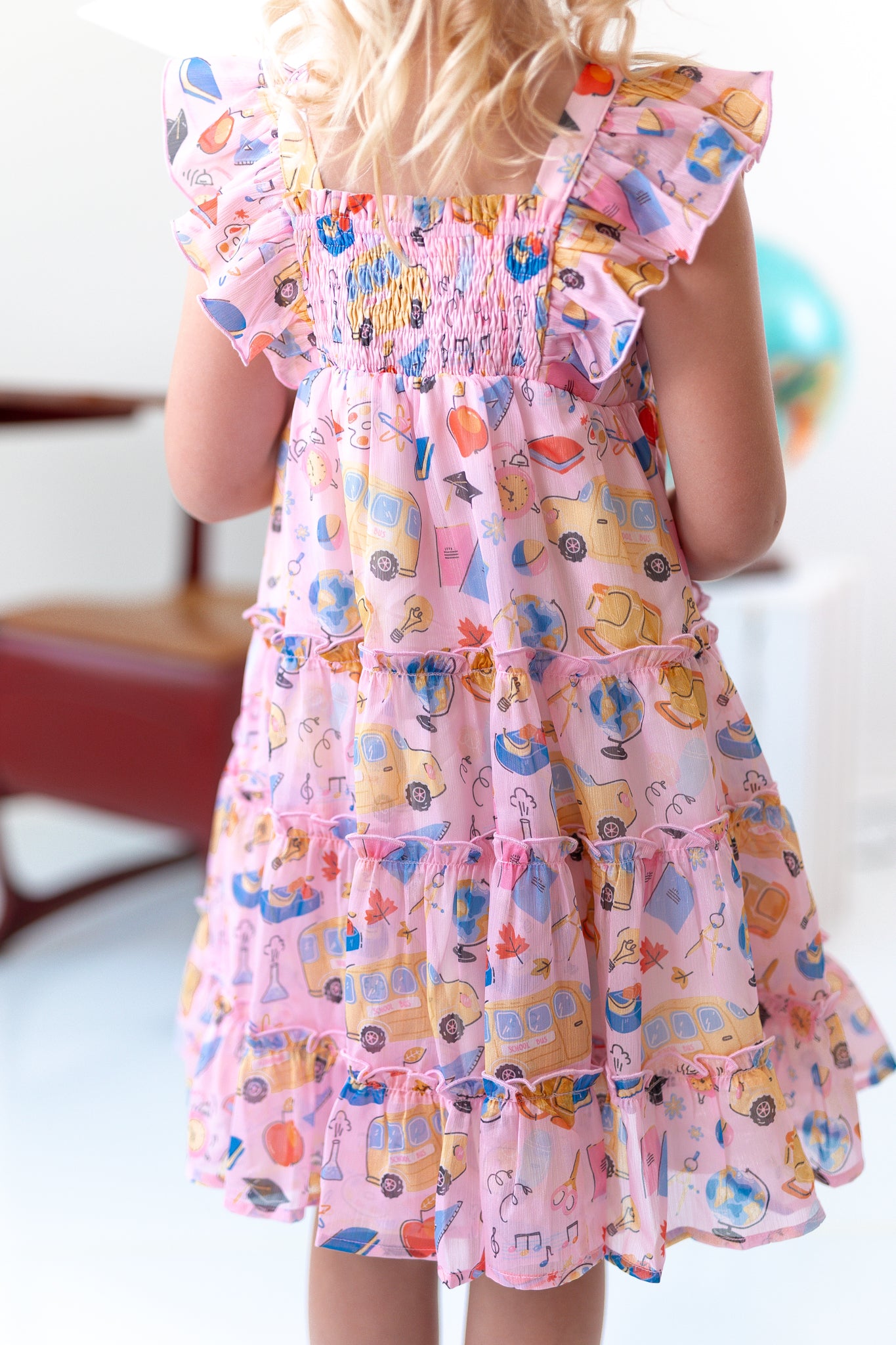 Brielle Shimmer Dress - Bubblegum Academy
