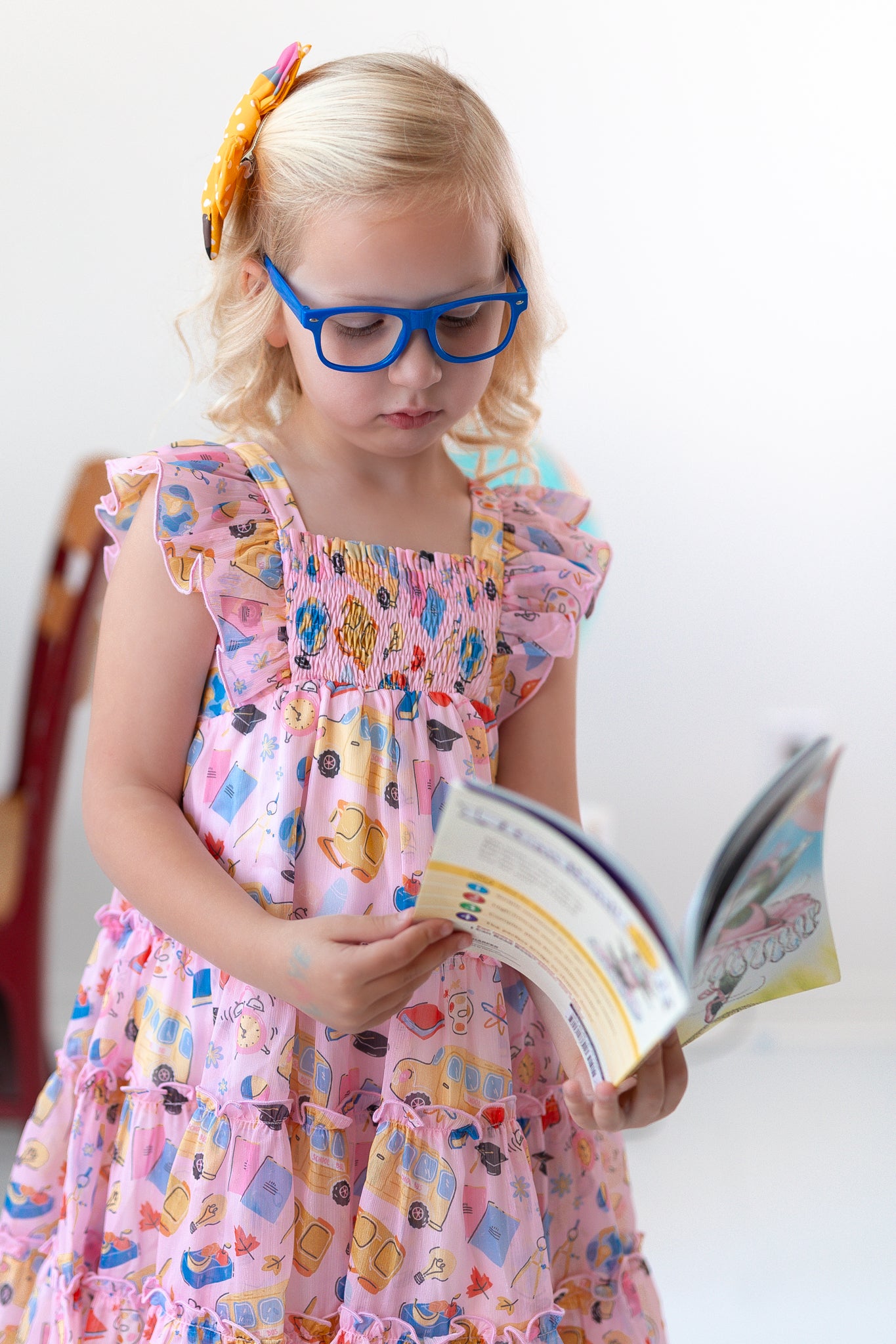 Brielle Shimmer Dress - Bubblegum Academy