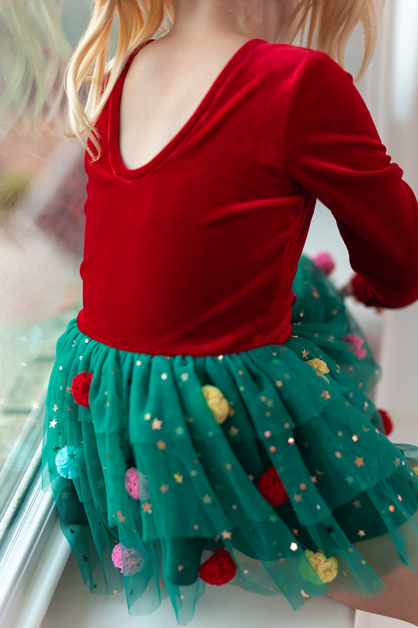 Farrah Velvet Leotard - Twinkle Tree (Pre-Order)