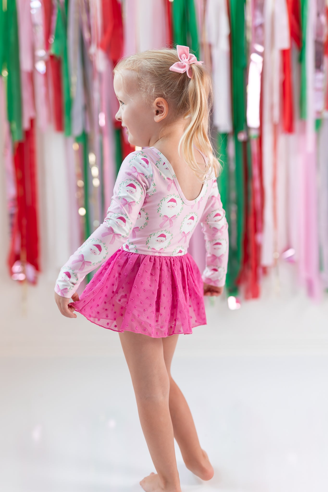 Farrah Clipdot Leotard - Sugarplum Santa (Pre-Order)