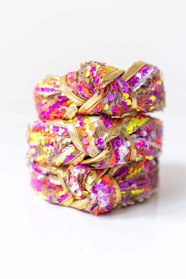 Sequin Headband - Golden Glam