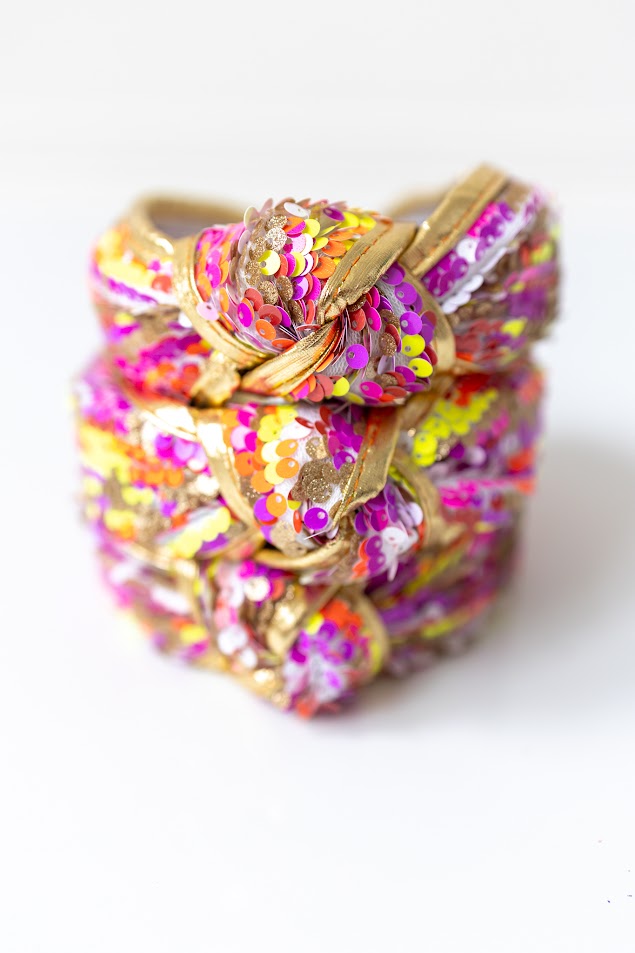 Sequin Headband - Golden Glam