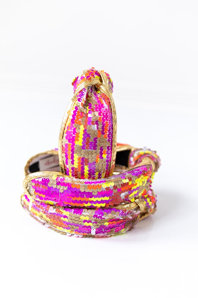 Sequin Headband - Golden Glam
