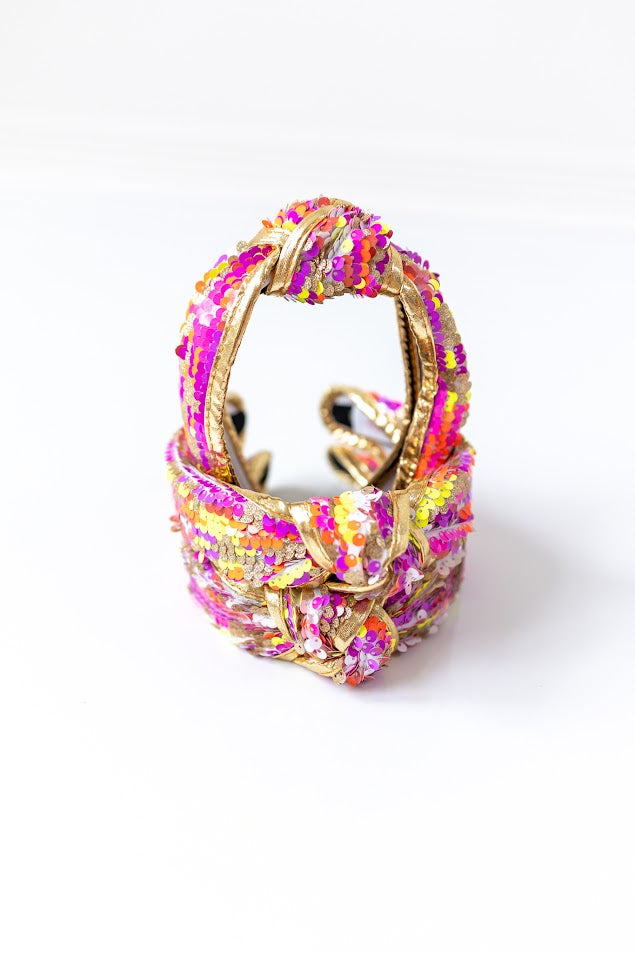 Sequin Headband - Golden Glam