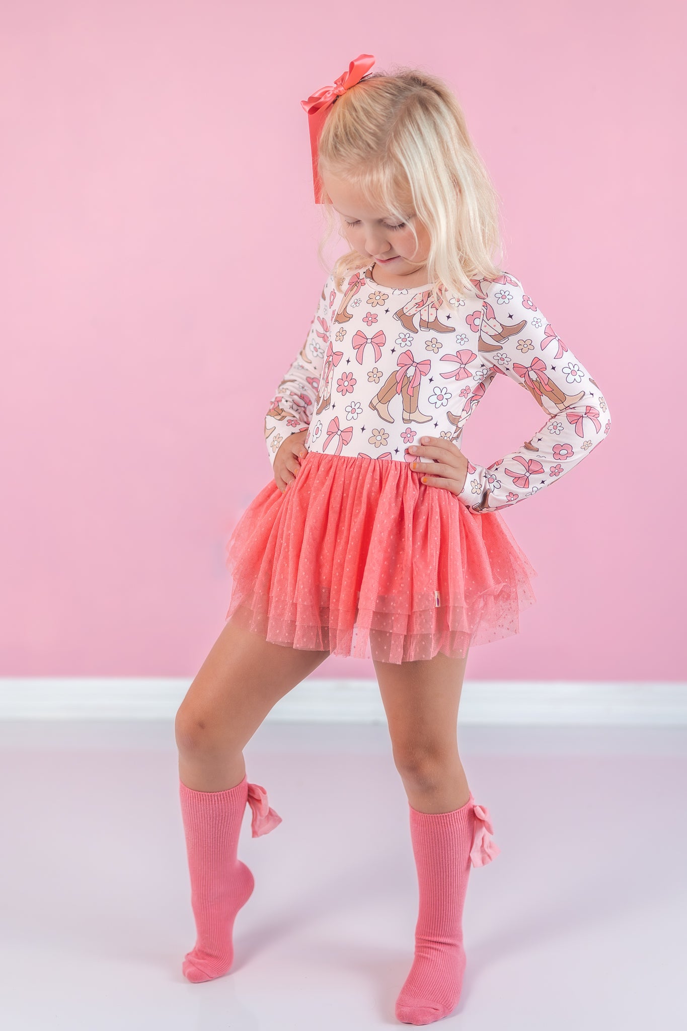 Farrah Leotard - Boots & Blossoms