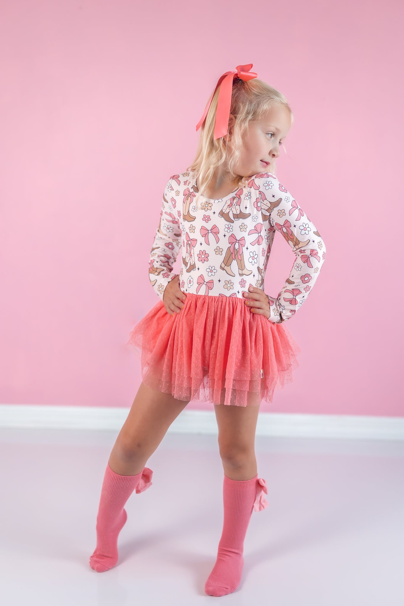 Farrah Leotard - Boots & Blossoms