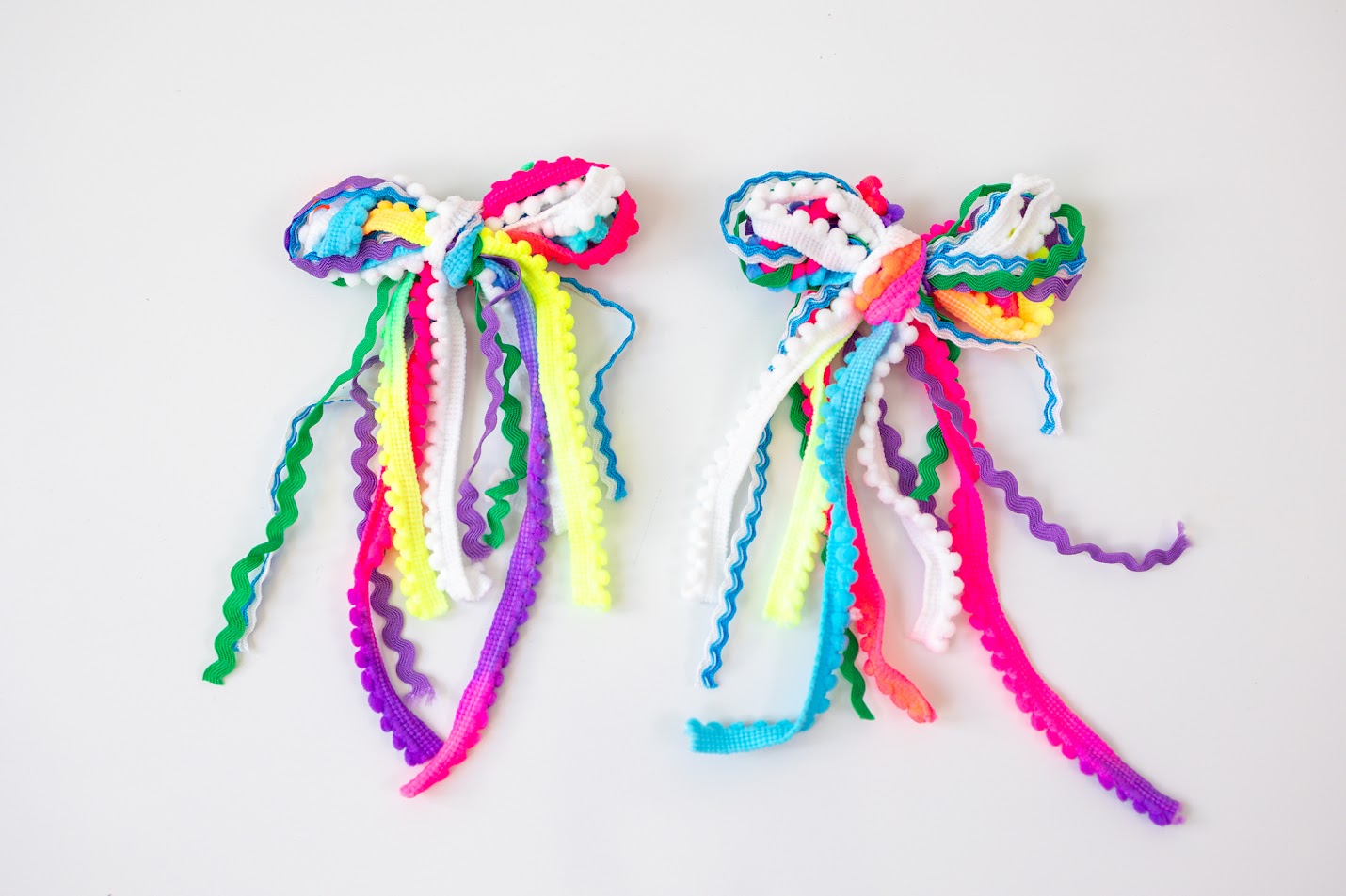 Textured Hair Bow - Candyland