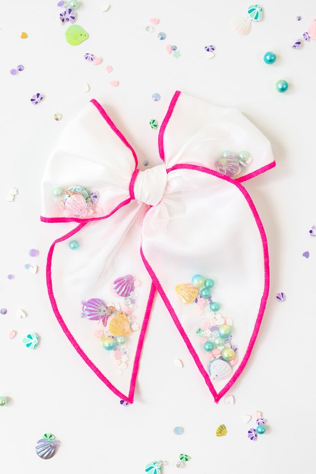 Mesh Shaker Bow - Mermaid Treasure