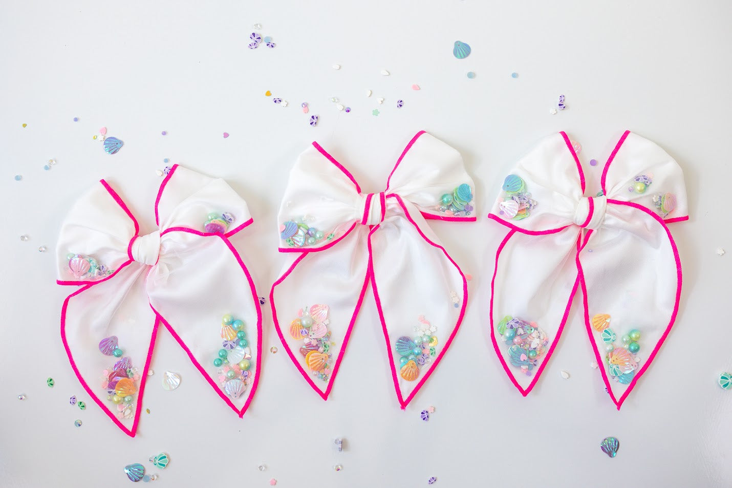 Mesh Shaker Bow - Mermaid Treasure
