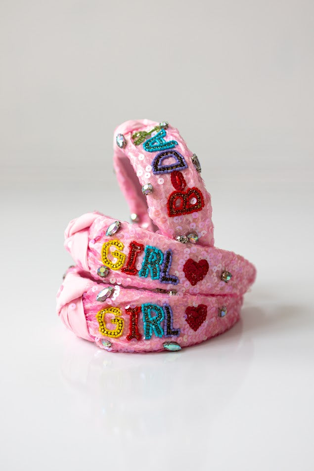 Beaded Headband - Birthday Girl
