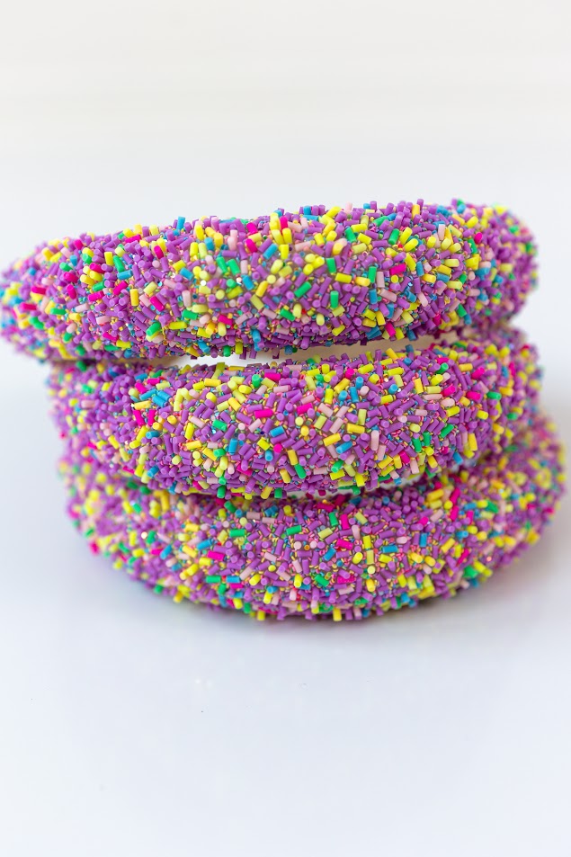 Beaded Headband - Lavender Sprinkles