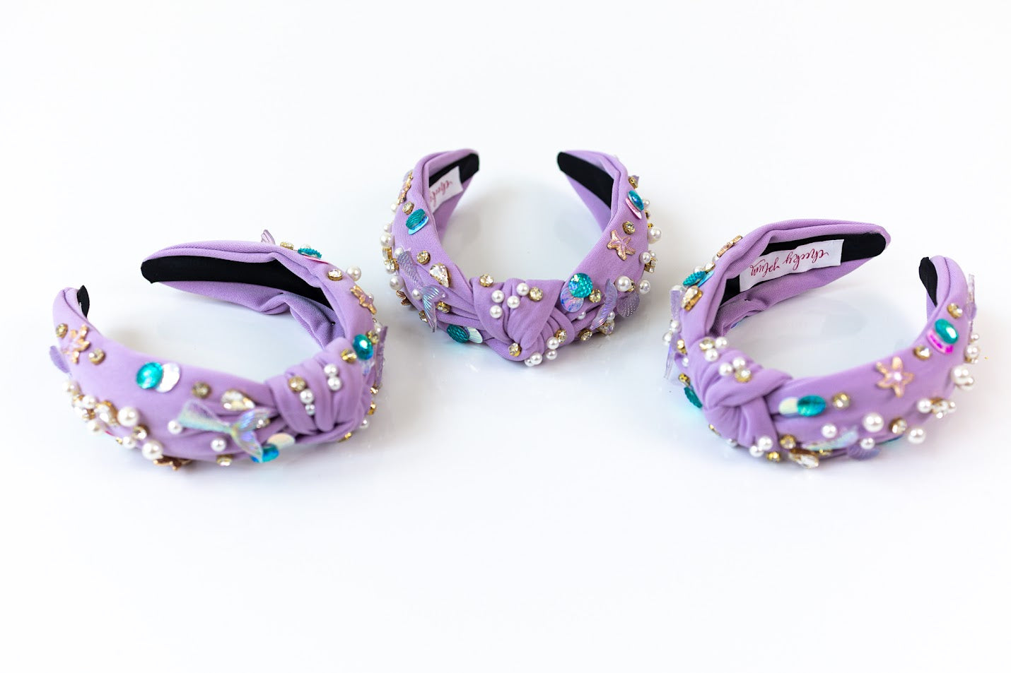 Beaded Headband - Mermaid (Purple)