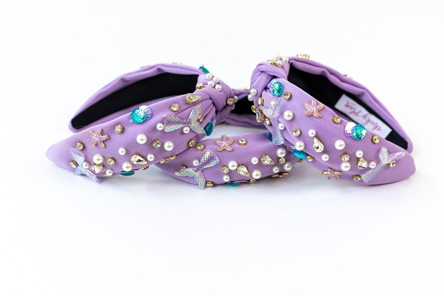 Beaded Headband - Mermaid (Purple)