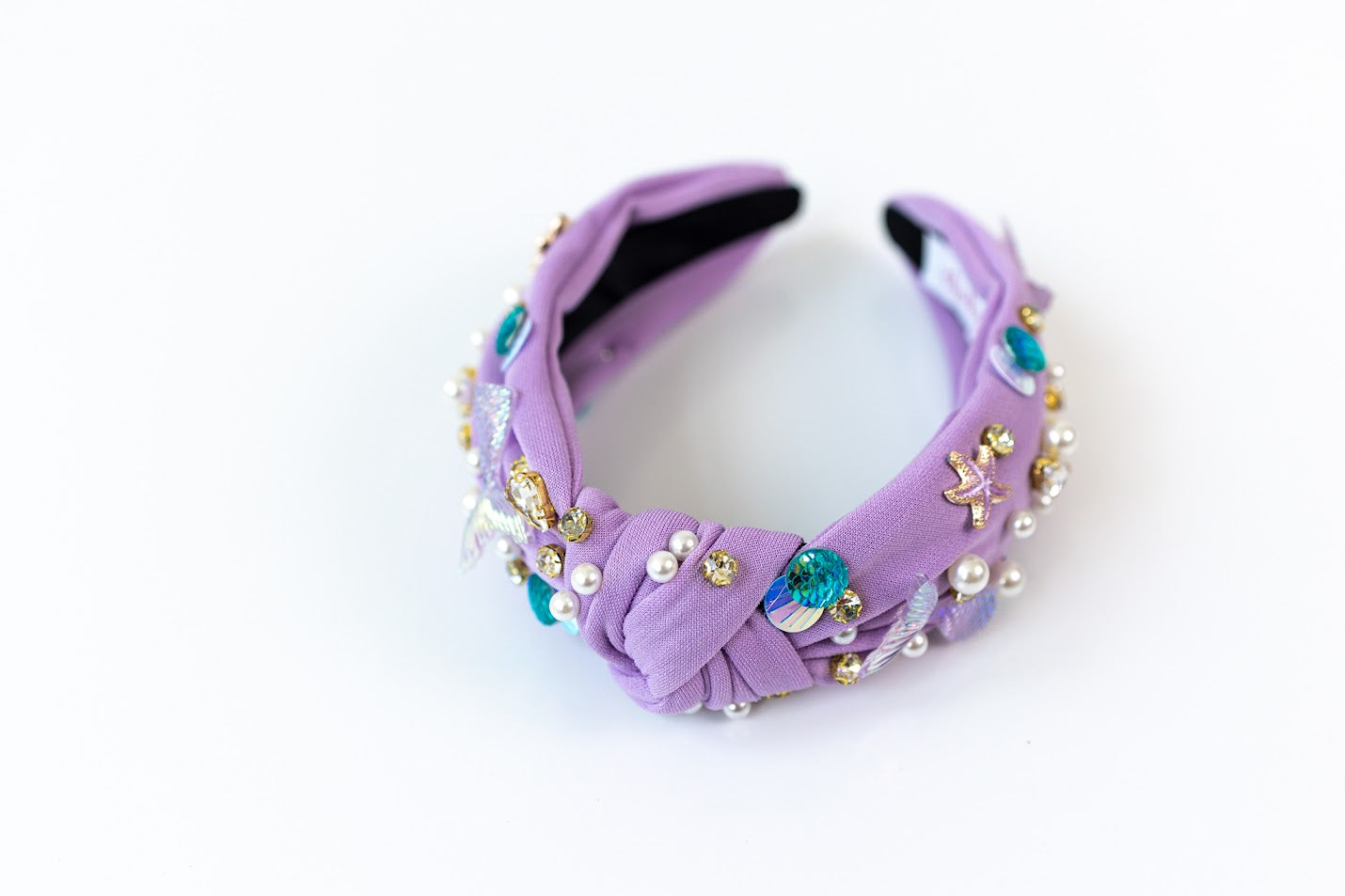 Beaded Headband - Mermaid (Purple)