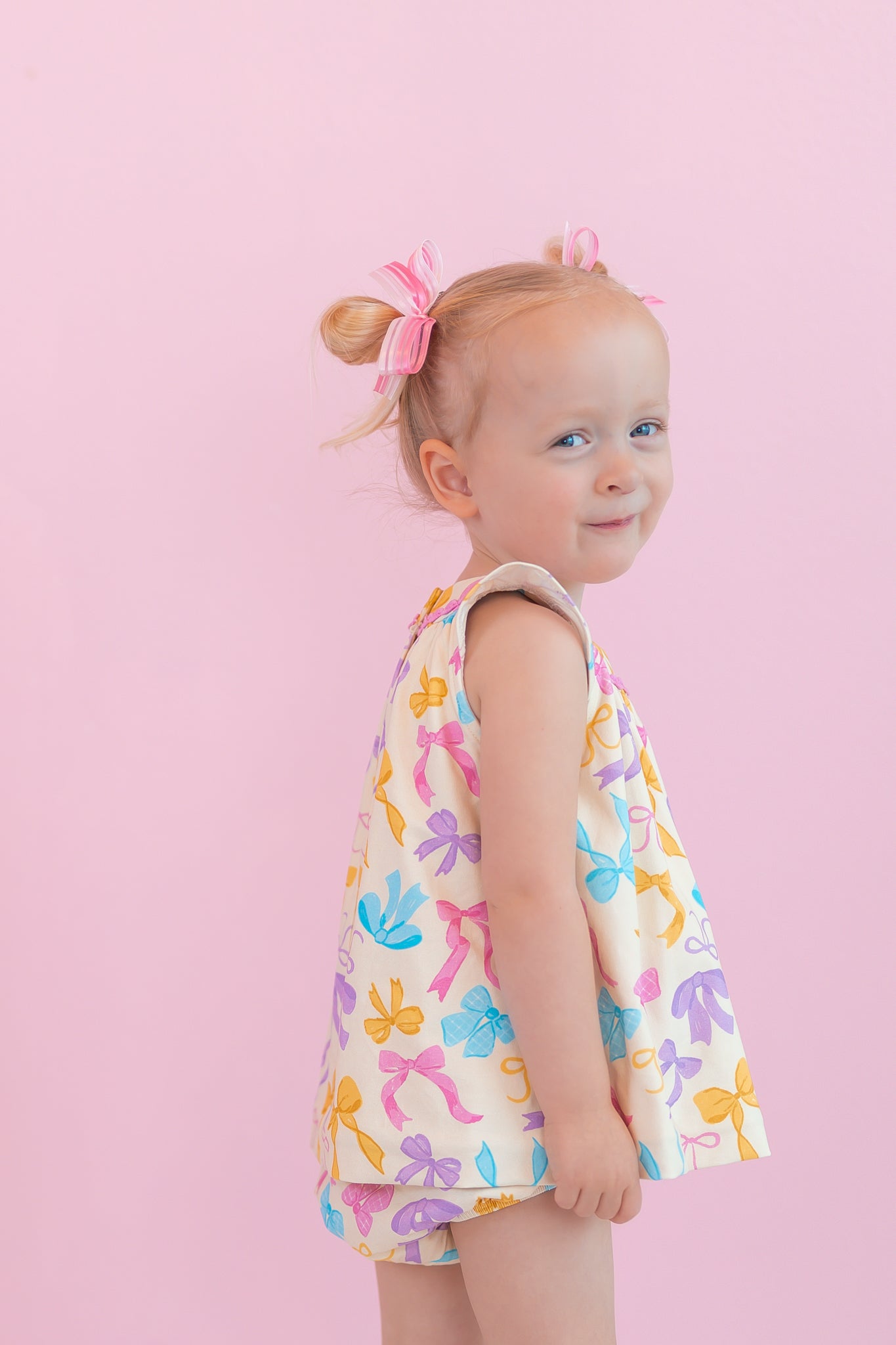 Sage Bubble Romper - Bow Bliss