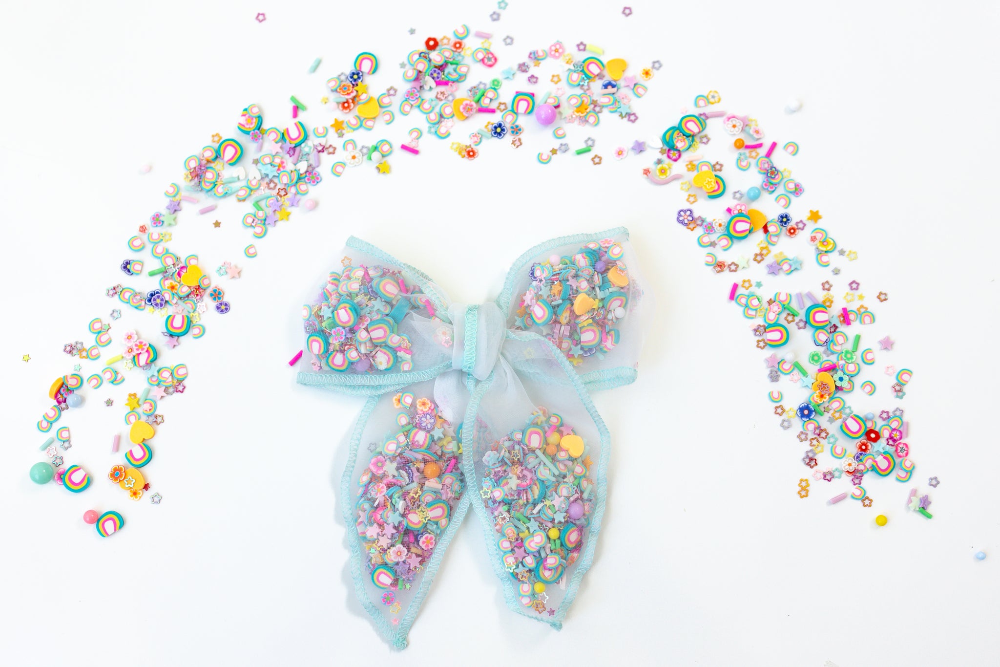 Mesh Shaker Bow - Shamrock Sparkle