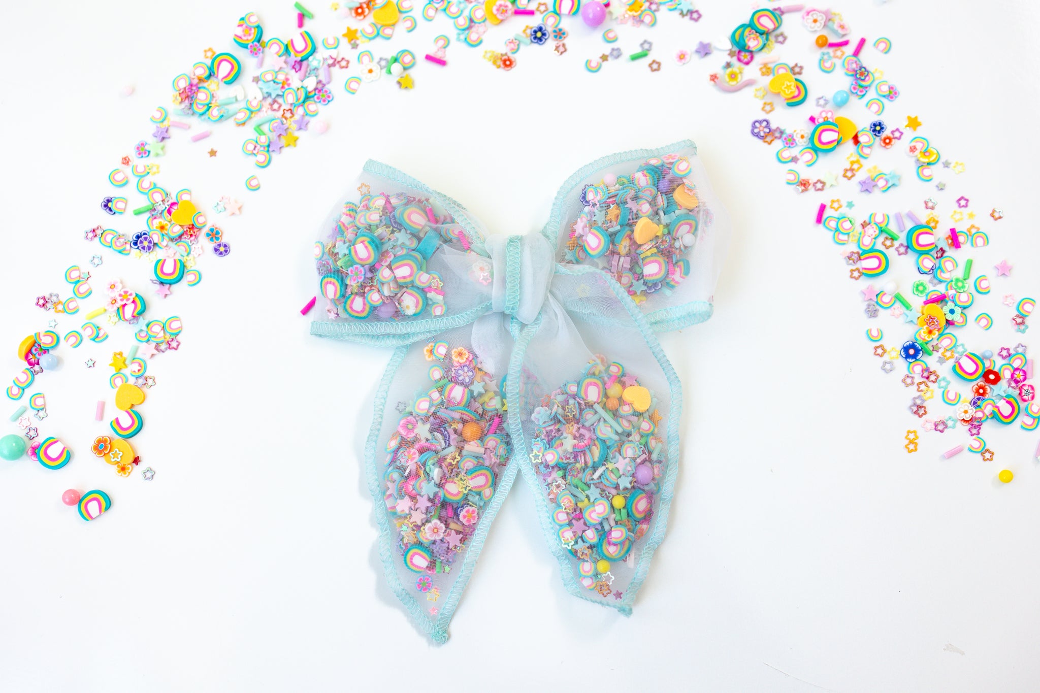 Mesh Shaker Bow - Shamrock Sparkle