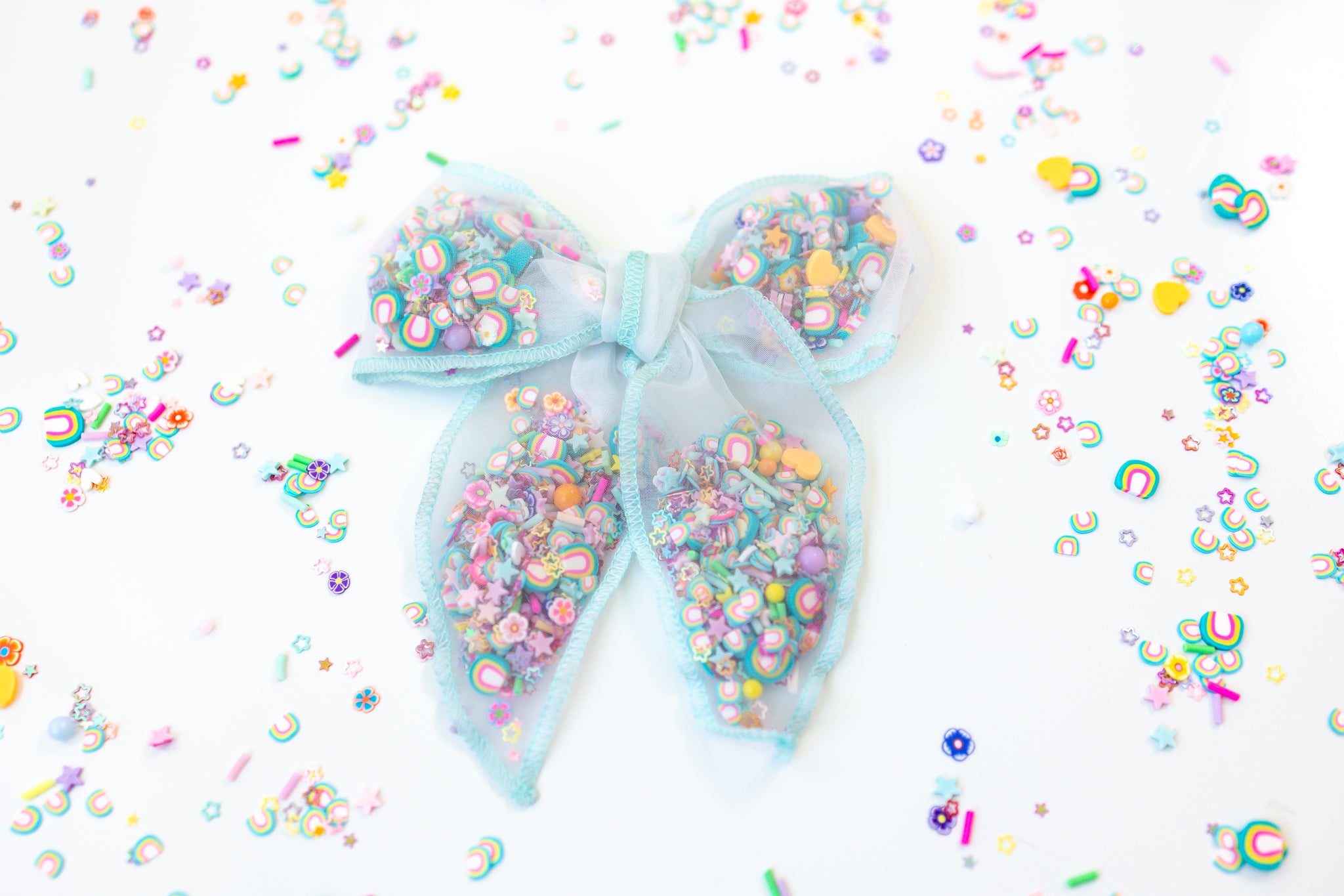 Mesh Shaker Bow - Shamrock Sparkle