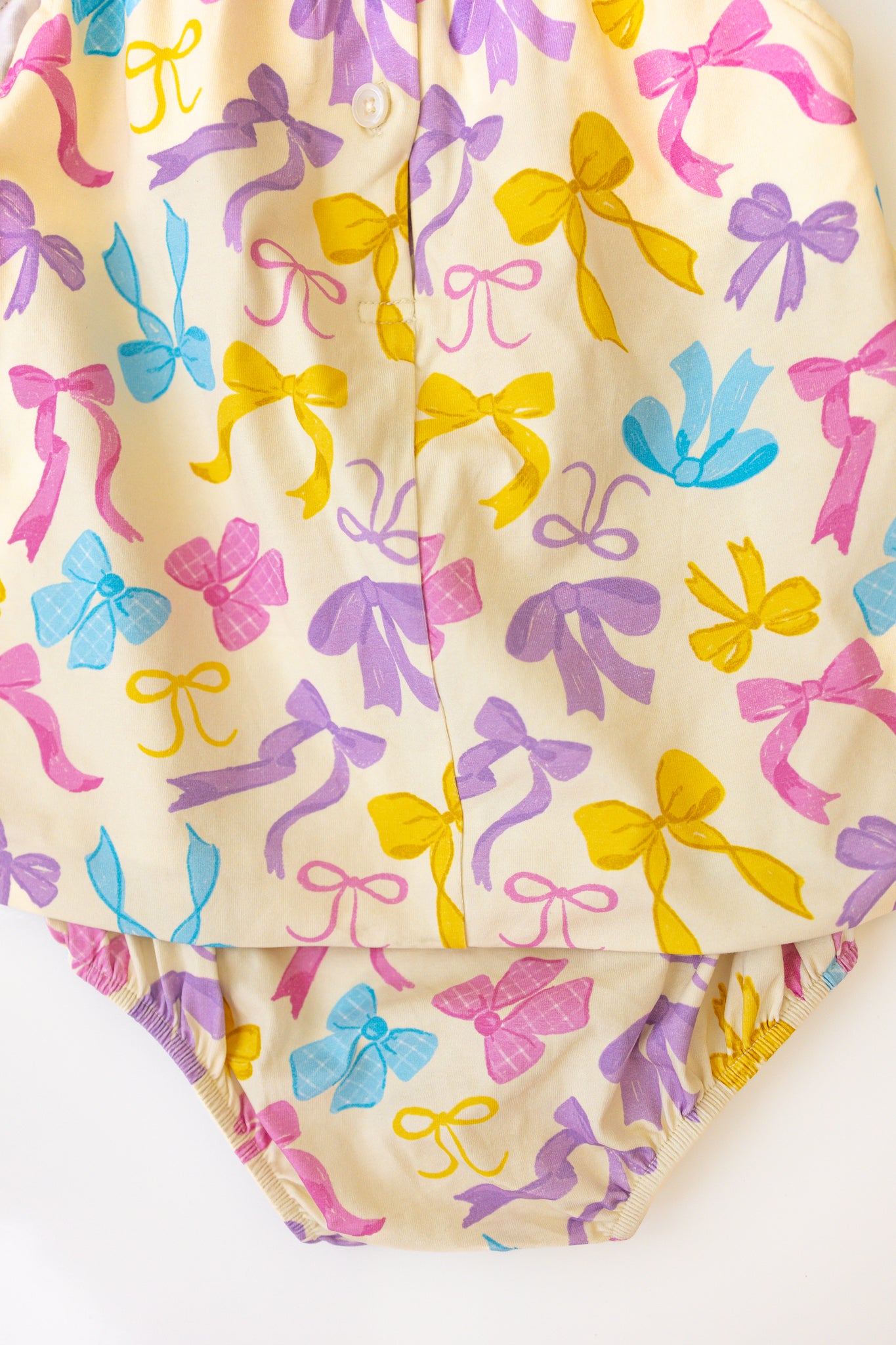 Sage Bubble Romper - Bow Bliss