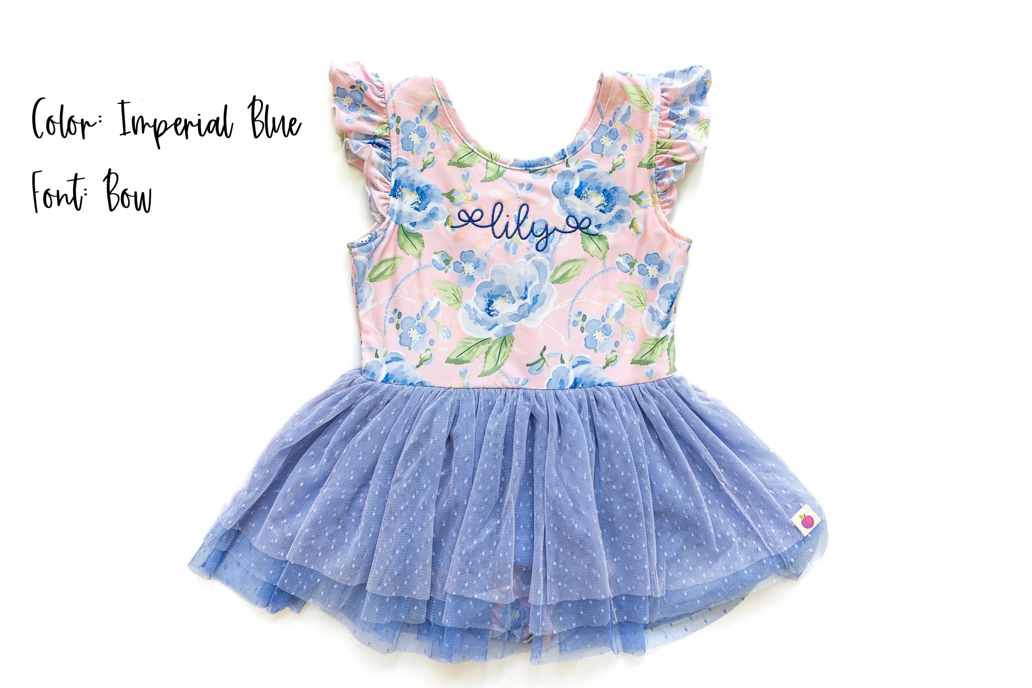 Farrah Tiered Leotard - Blush & Bloom