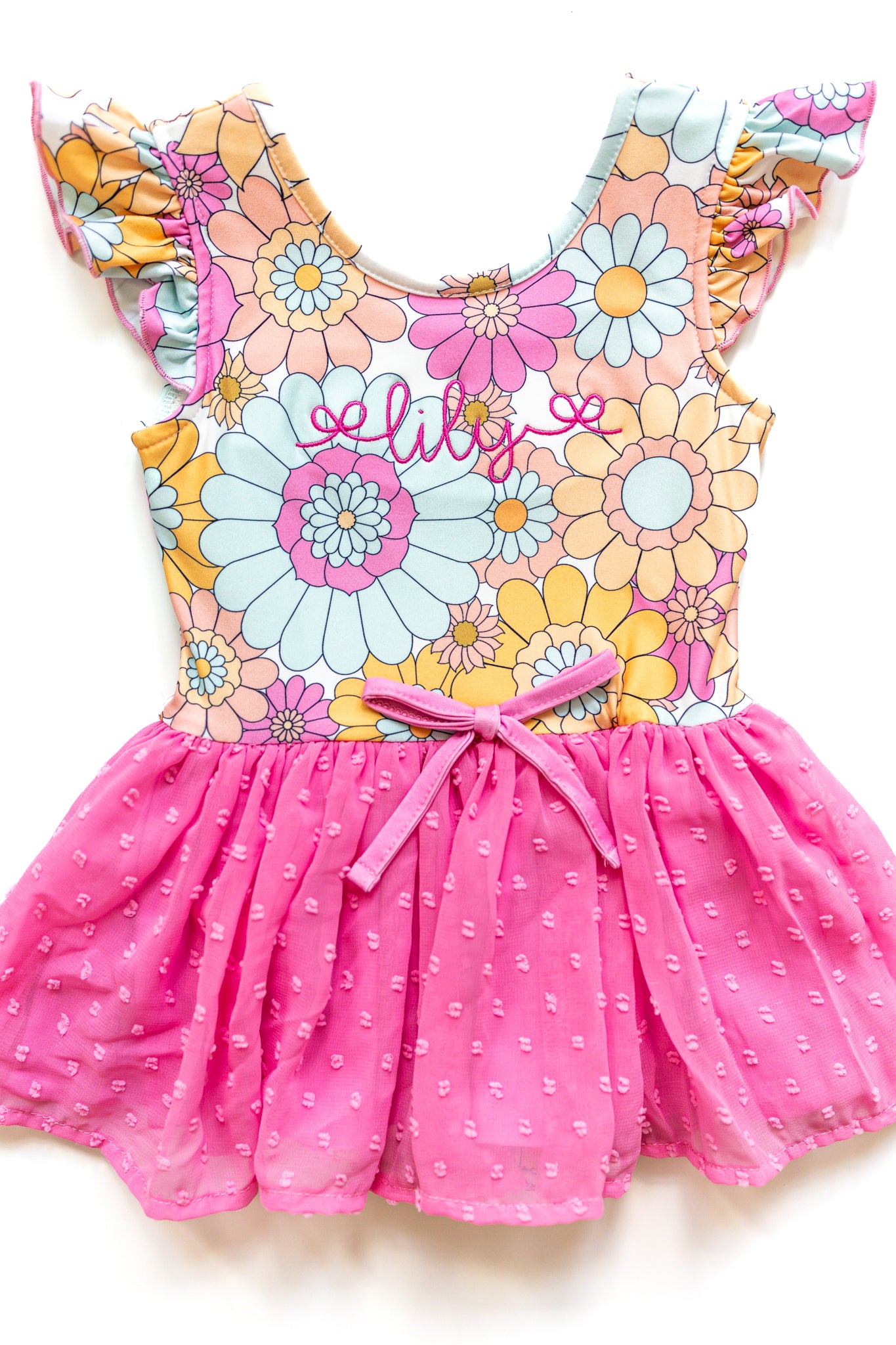 Farrah Clipdot Leotard - Groovy Gal