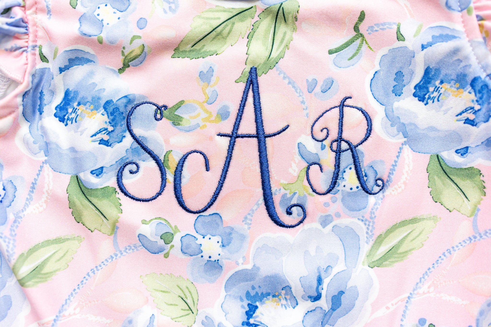 Farrah Tiered Leotard - Blush & Bloom
