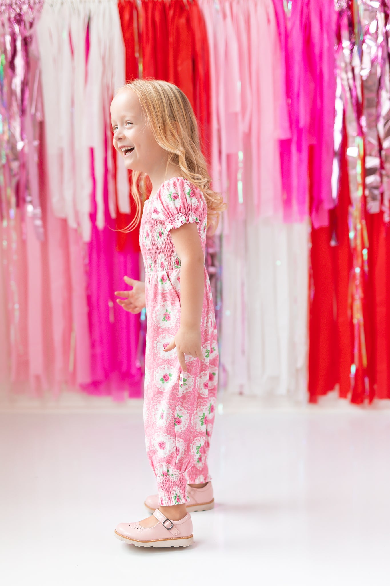 Quinn Romper - Shabby Rose