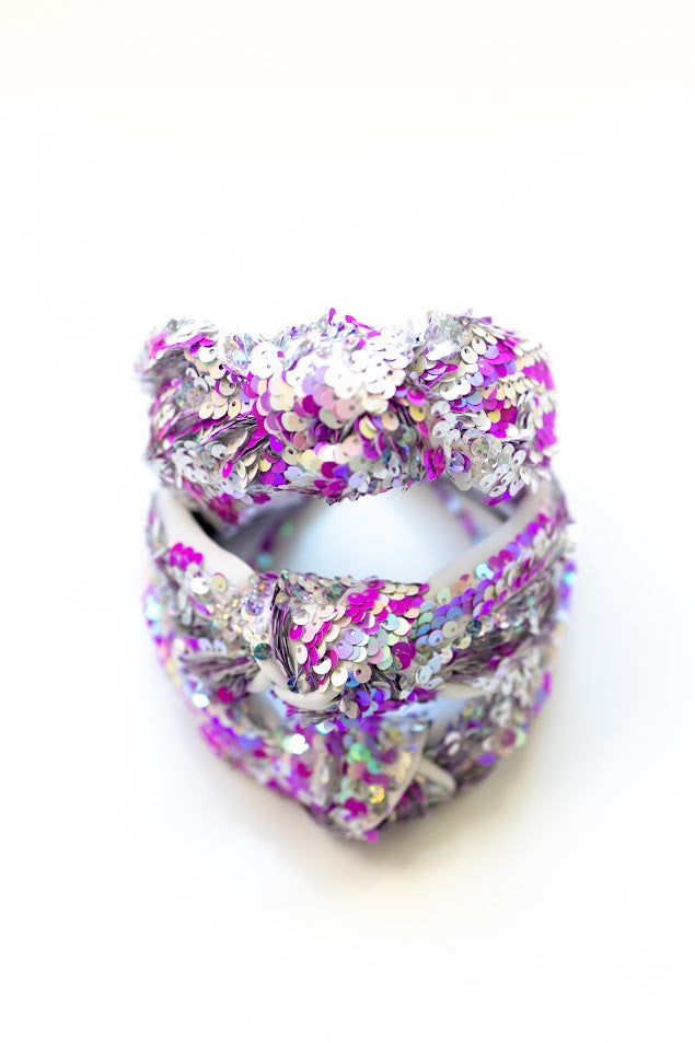 Beaded Headband - Lavender Luxe