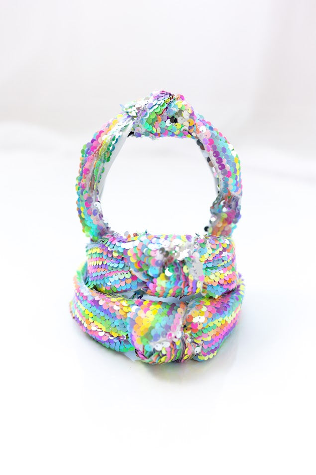 Sequin Headband - Colorful Cascade