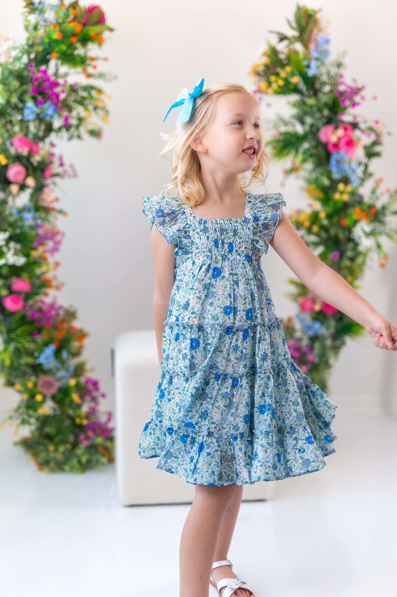 Brielle Dress - Cerulean Dreams