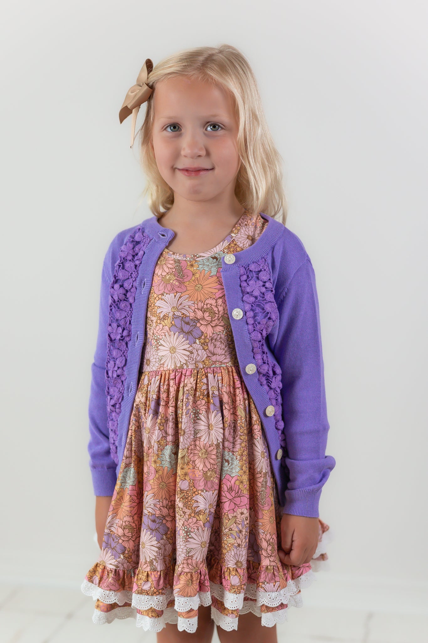 Cardigan - Dusky Dahlia (Pre-Order)