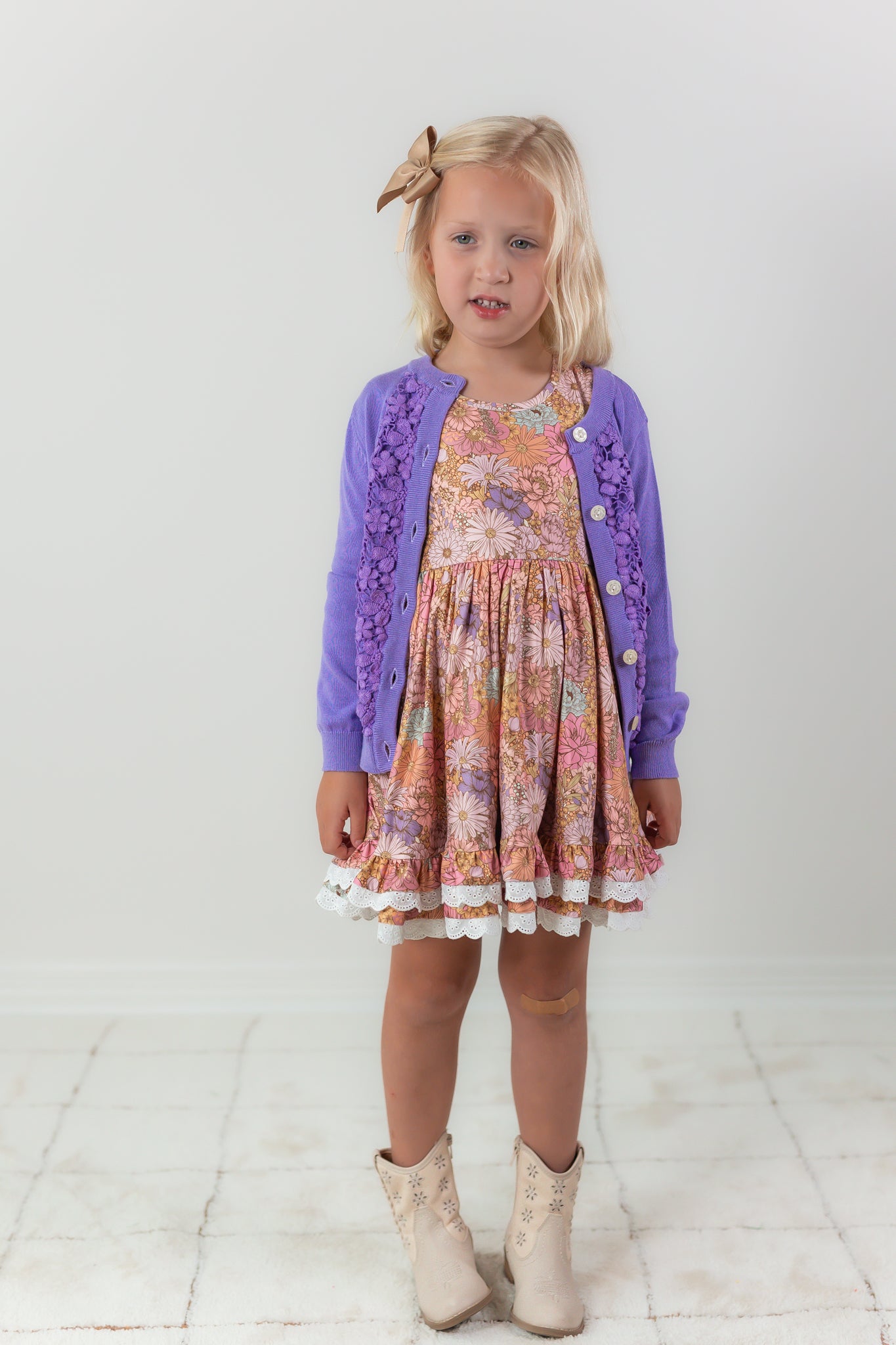 Cardigan - Dusky Dahlia (Pre-Order)
